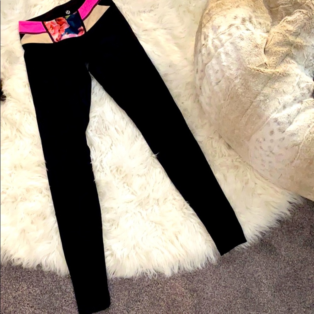 Lululemon flower waist legging